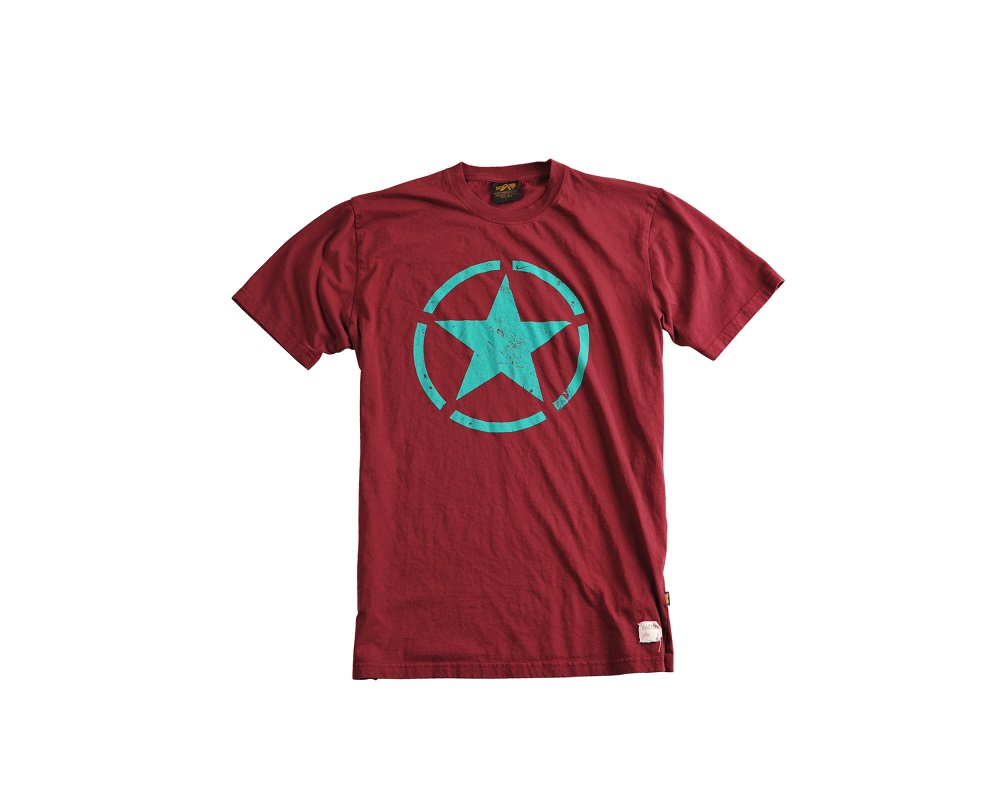 T-shirt Star T Alpha Industries Burgundy