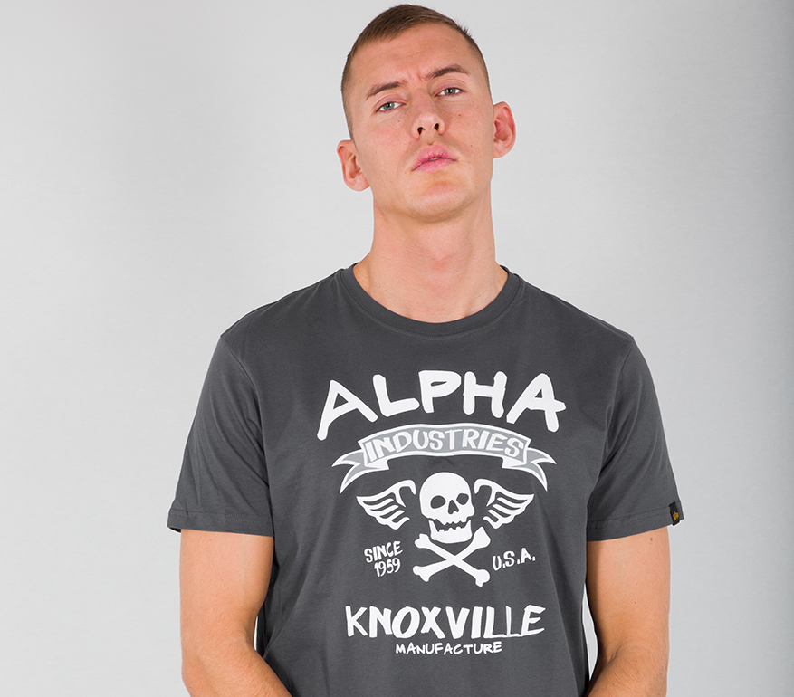 Alpha Industries T shirt Skull T Greyblack