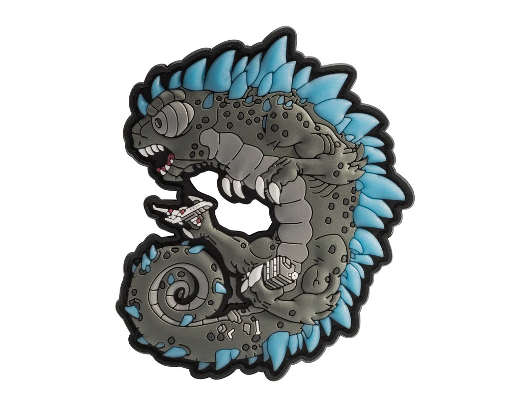 Godzilla Chameleon Emblemat Helikon PVC Naszywka
