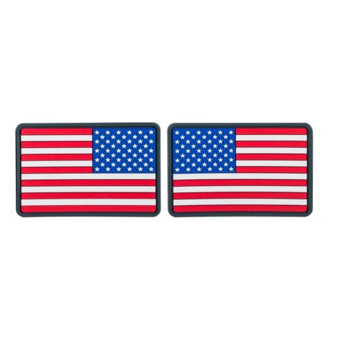 Naszywka PVC Flaga USA Mała 2 szt Helikon Kolor