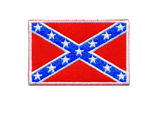 Flaga Konfederacji Krzyż Południa biała ramka
