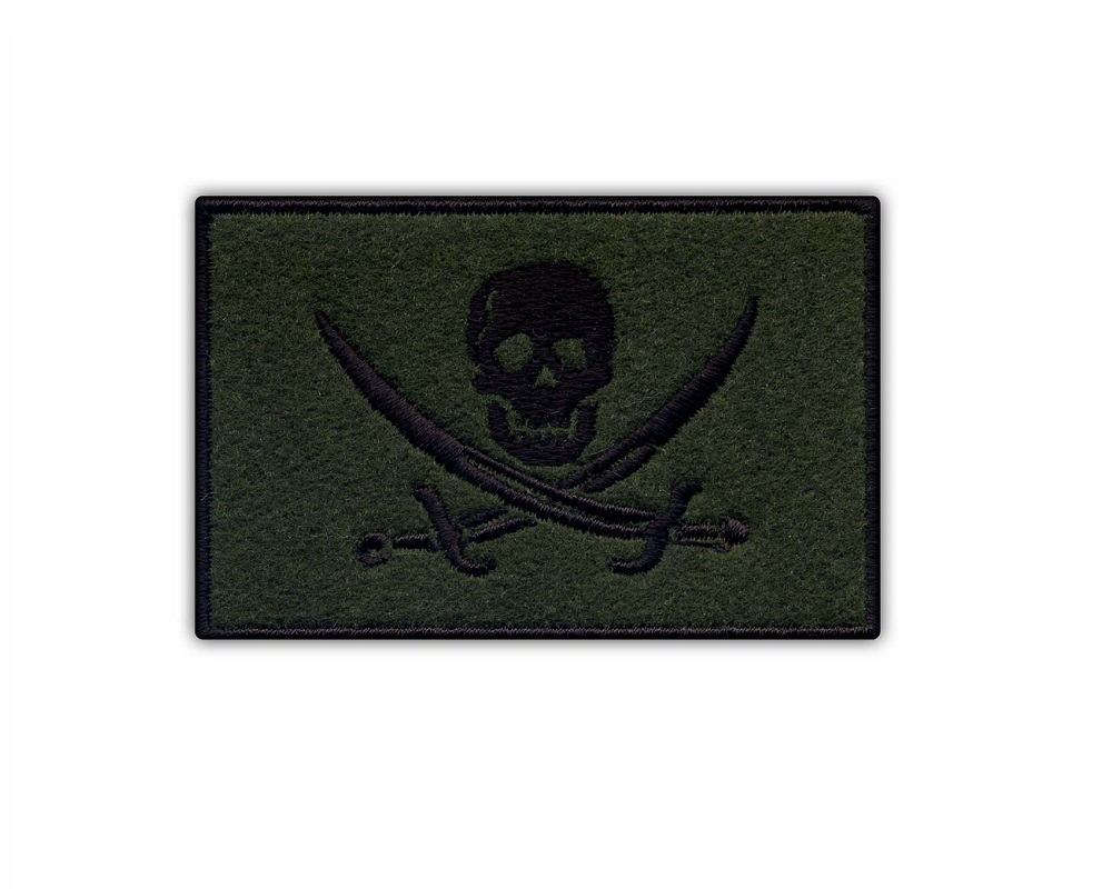 Naszywka Bandera Piratów Jack "Calico Jack" Rackham Olive