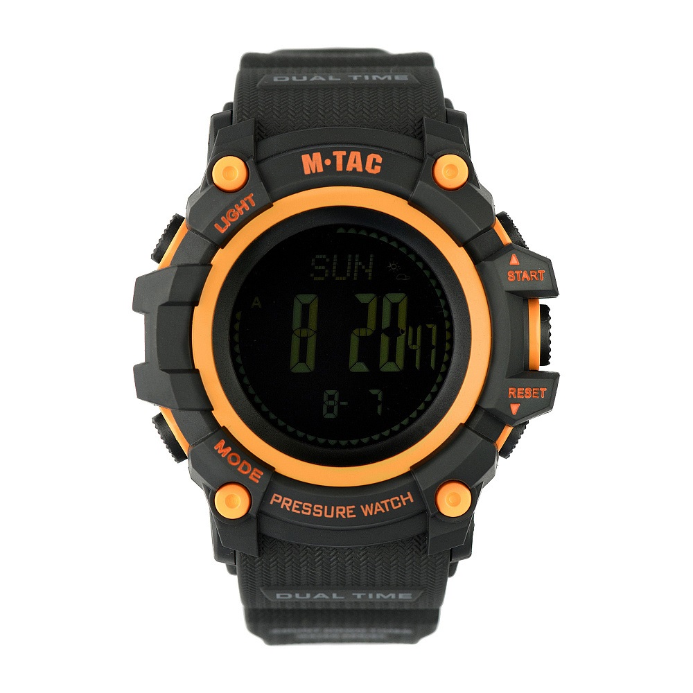 Zegarek Taktyczny Adventure M-Tac Czarny / Pomarańczowy
