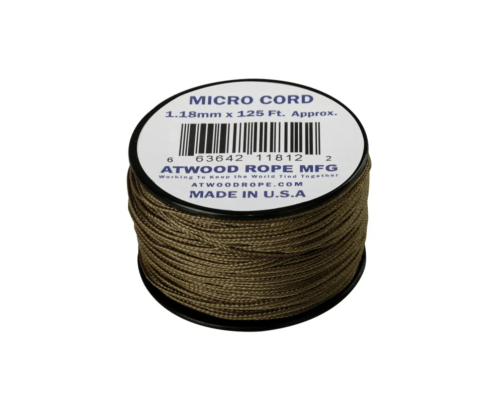 Linka Atwood Micro Cord 1.18 mm (125ft) Coyote