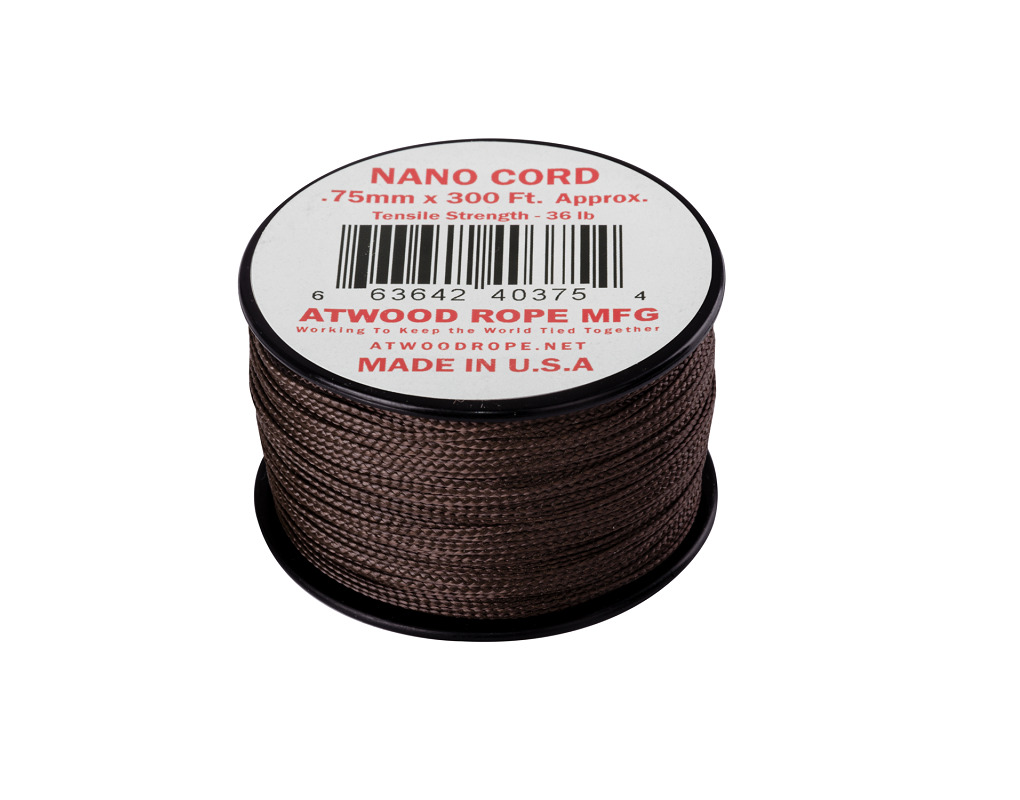 Linka Atwood Nano Cord (300ft) Brown