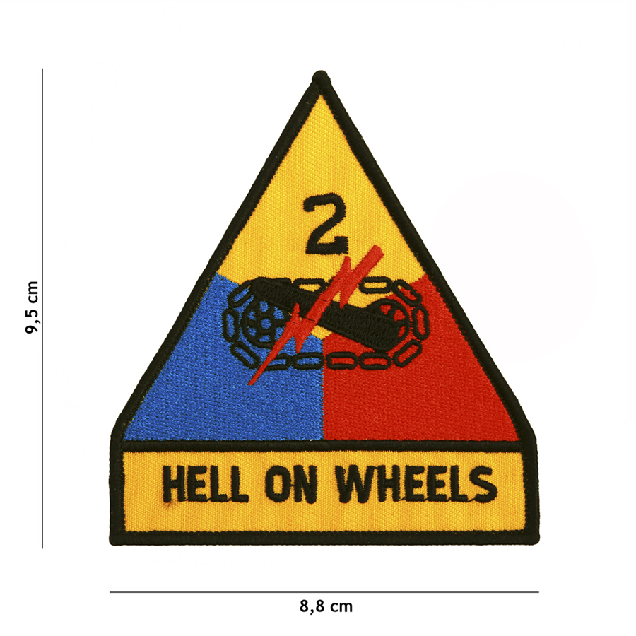 Naszywka 2nd Armored Division Hell on Wheels