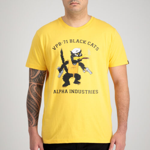Alpha Industries PB Squadroon T-shirt Solar Yelow