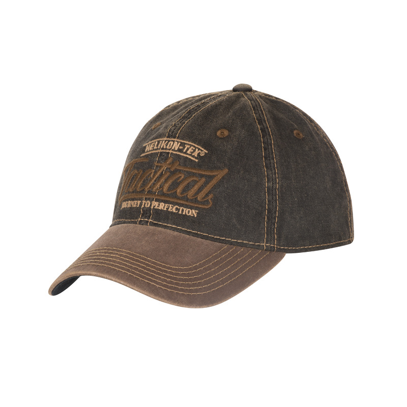 Czapka Snapback Tactical Dirty Washed Cotton Black / Brown D