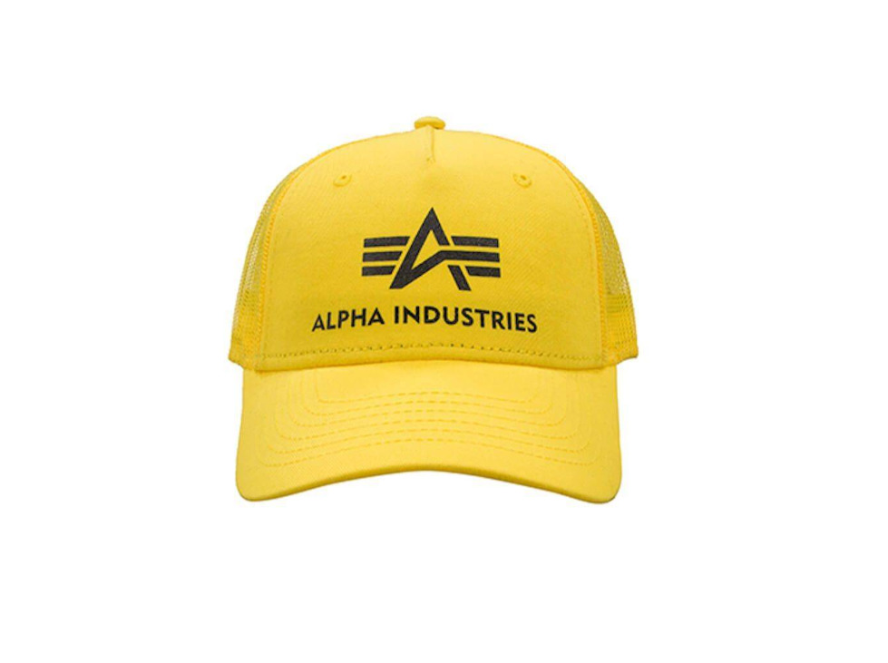 Czapka z daszkiem Alpha Industries Basic Trucker Cap Prime Yellow