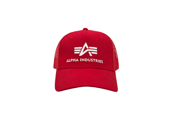 Czapka z daszkiem Alpha Industries Basic Trucker Cap Speed Red