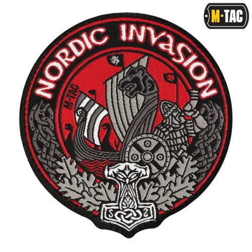Naszywka Nordic Invasion Żakard M-tac