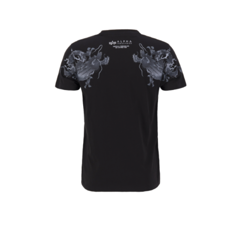 Alpha Industries Dragon EMB T-shirt All Black