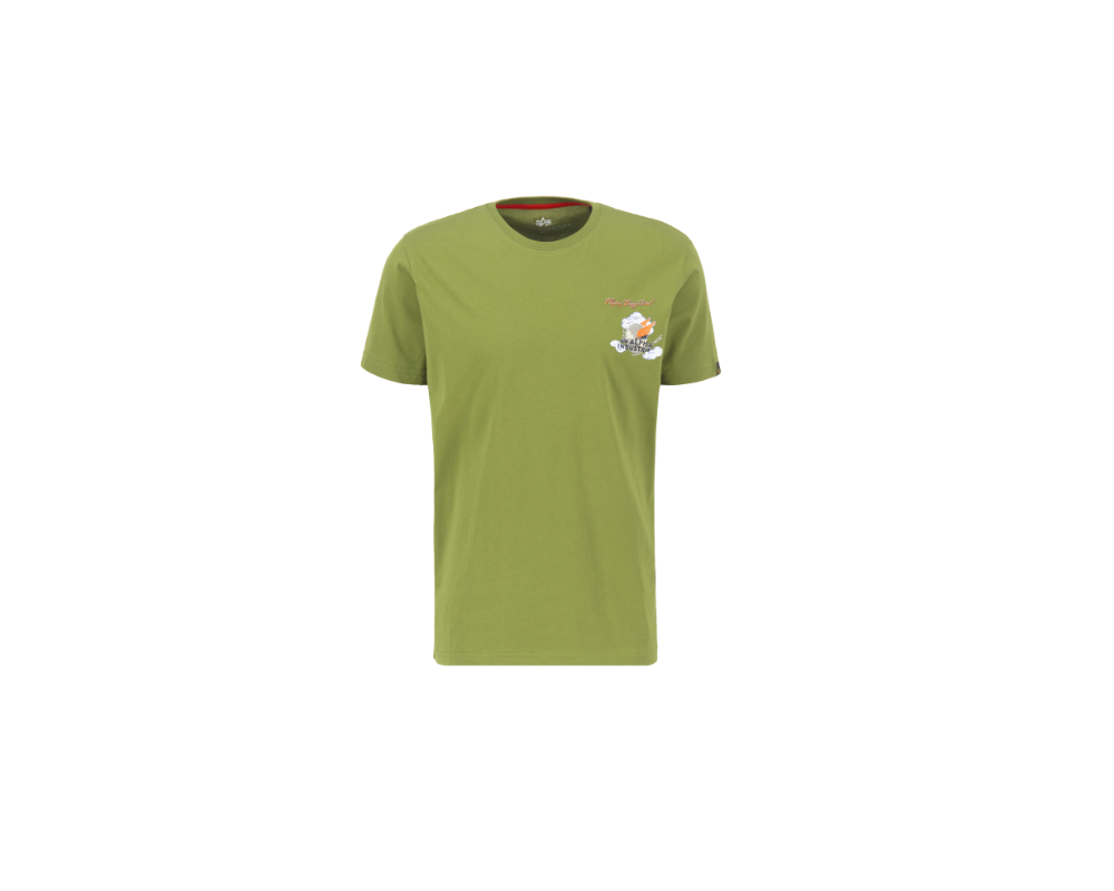 Alpha Industries Flying Buzz SL T-shirt Moss Green