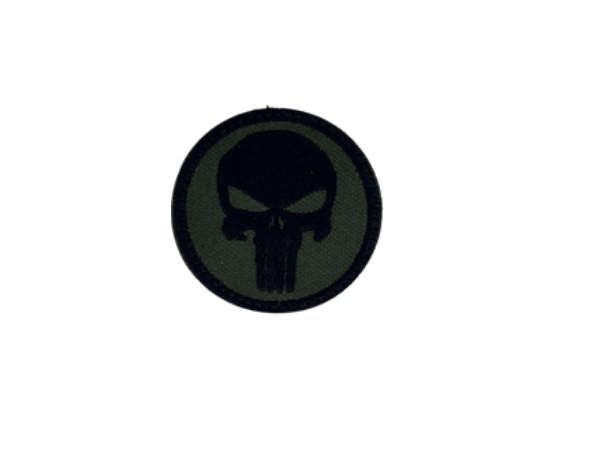 Naszywka Mini Punisher zielono-czarny