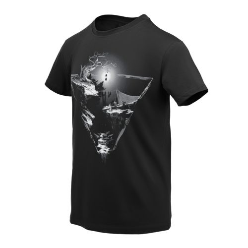 Klasyczny t-shirt Night Valley Helikon - Czarna